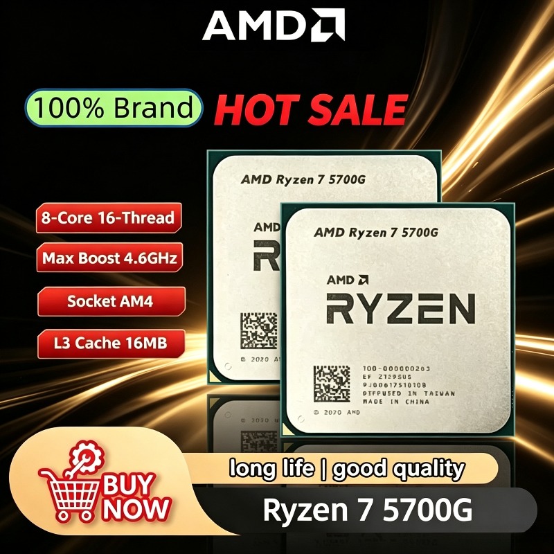Amd Cpu Ryzen 7 - معالج AMD Ryzen 7 5700G جديد