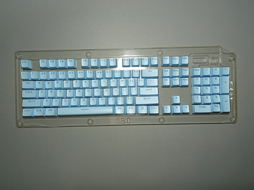 Gaming Keyboard Corsair - كورسير PBT غطاء مفاتيح شفاف لـ