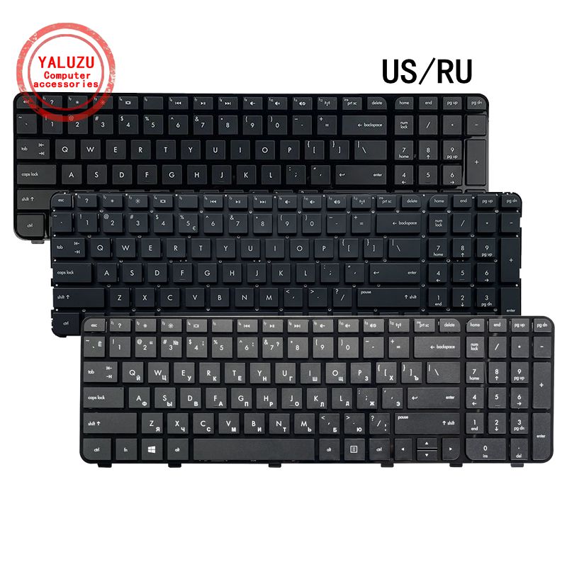 Gaming Keyboard Hp - الولايات المتحدة/RU الإنجليزية/الروسية الجديدة لوحة مفاتيح