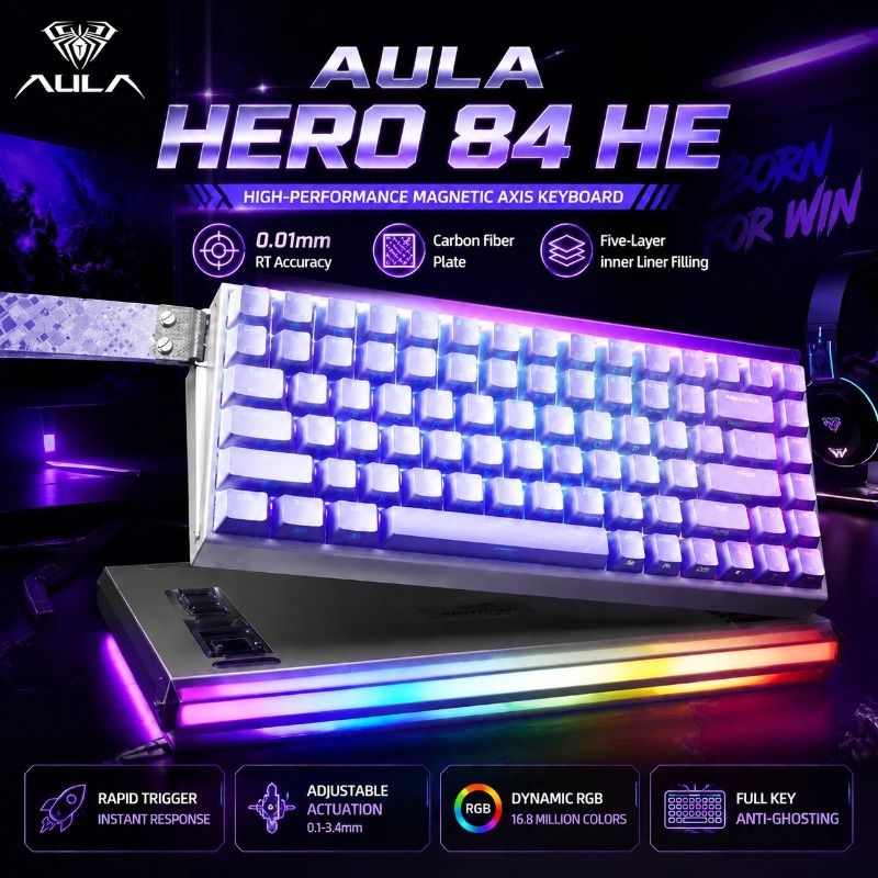 لوحة مفاتيح ألعاب ميكانيكية مغ - مراجعة Gaming Keyboard Magnetic Switches وسعره