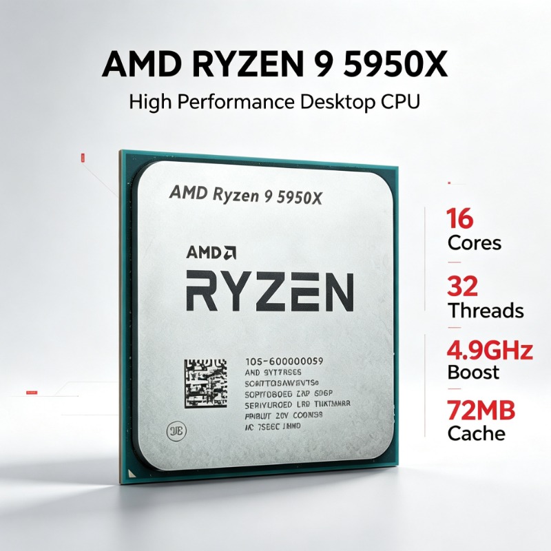 معالج سطح المكتب AMD R9 5950X  - مراجعة Amd Cpu Ryzen 9 وسعره