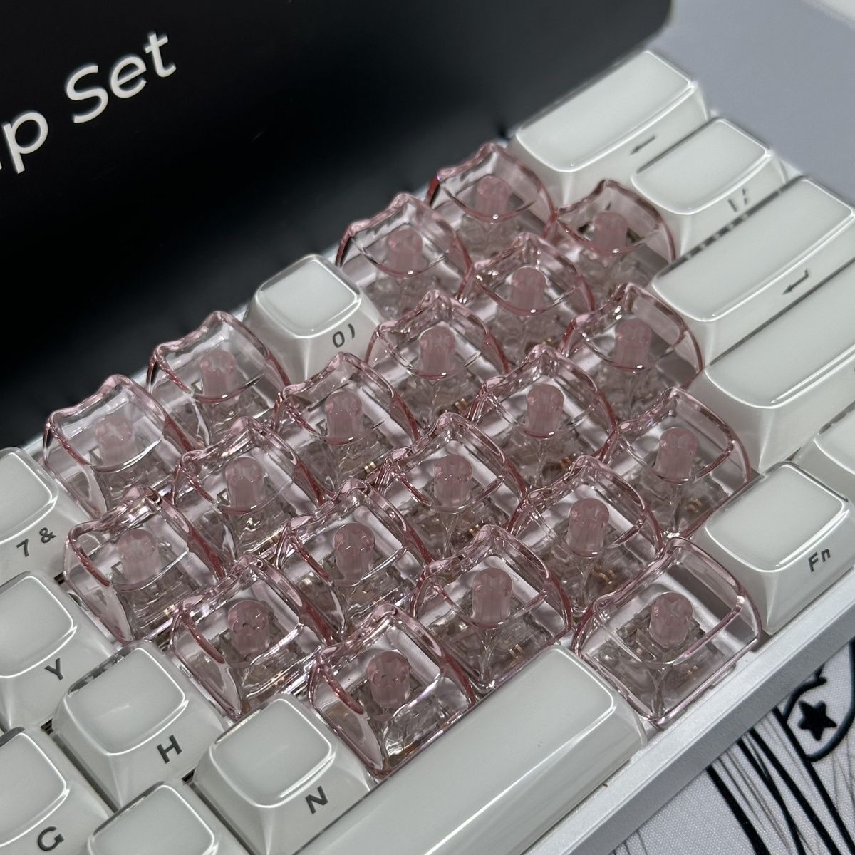 20 قطعة من أغطية المفاتيح 1U ب - مراجعة Keyboard Lube Kit وسعره