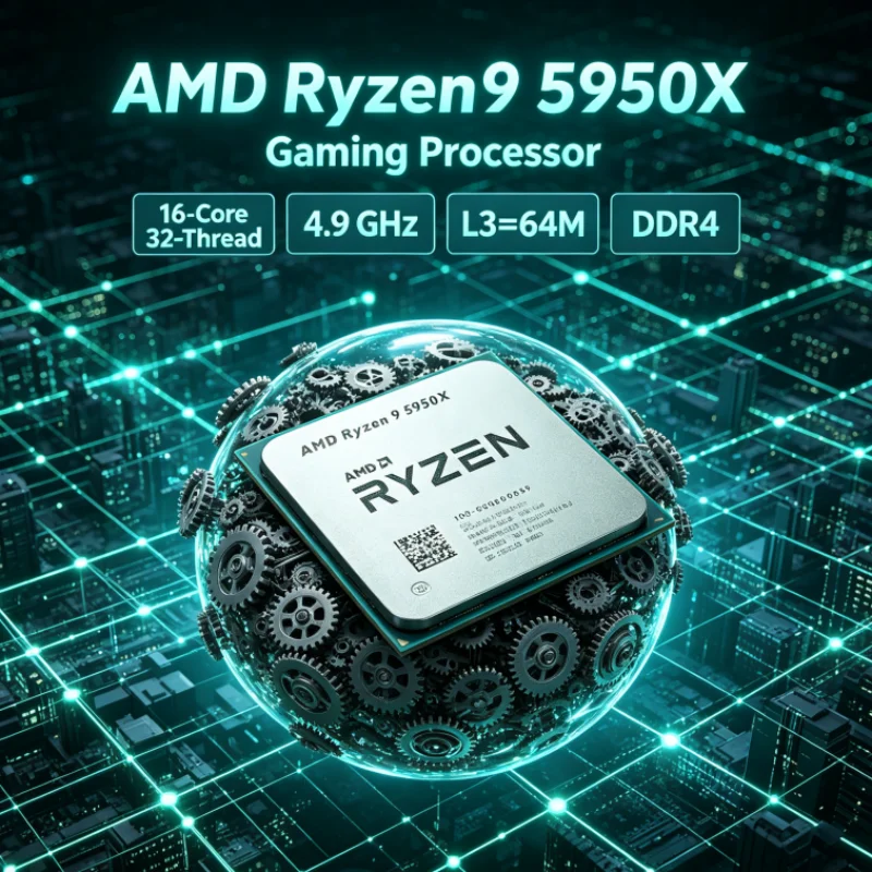 معالج AMD Ryzen 9 5950X DDR4 ل - مراجعة Amd Cpu Ryzen 9 وسعره