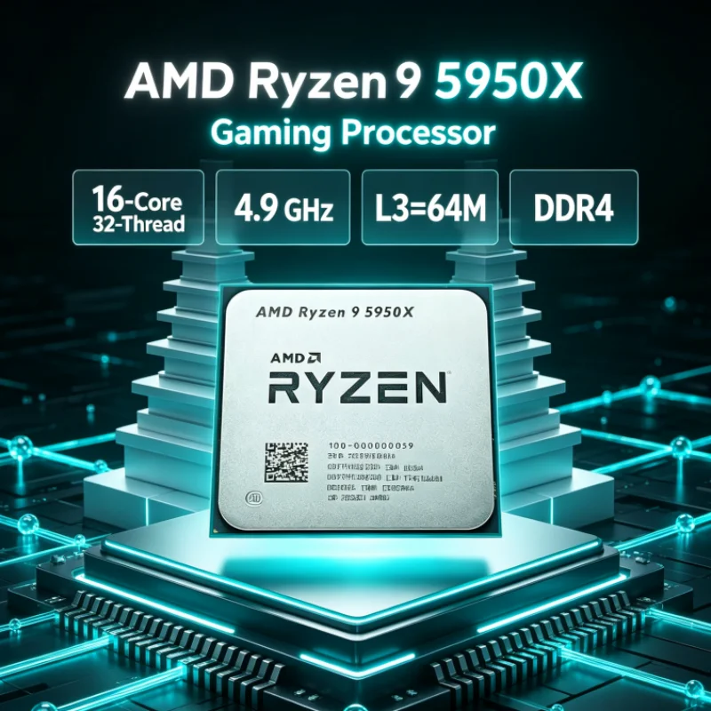 معالج AMD Ryzen 9 5950X DDR4 ل - مراجعة Amd Cpu Ryzen 9 وسعره