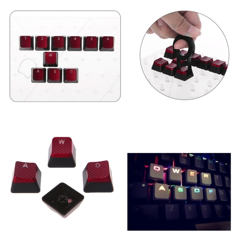 10 مفاتيح بإضاءة خلفية أغطية م - مراجعة Gaming Keyboard Corsair وسعره