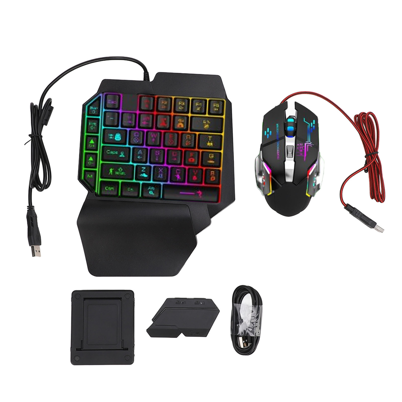 مجموعة محول لوحة مفاتيح وفأرة، - مراجعة Gaming Keyboard Hand وسعره