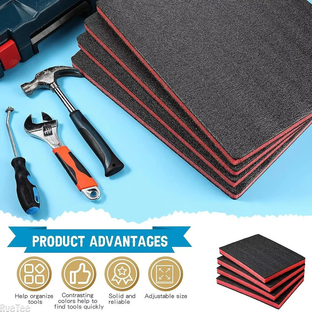 4 قطعة صندوق أدوات رغوة إدراج  - مراجعة Polyurethane Foam Sheet وسعره