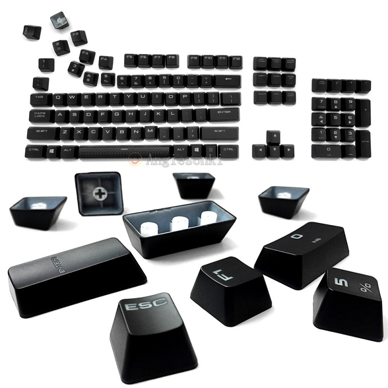 Z 2x أغطية مفاتيح بديلة جديدة  - مراجعة Gaming Keyboard Corsair وسعره