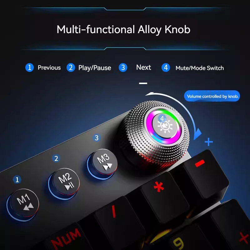 لوحة مفاتيح ميكانيكية AULA F20 - مراجعة Gaming Keyboard Corsair وسعره