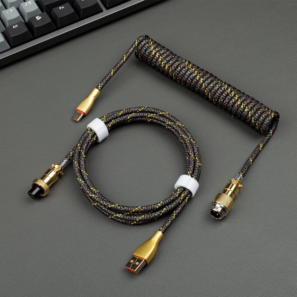 كابل USB-C مطلي بالذهب من نوع  - مراجعة Gaming Keyboard Magnetic Switches وسعره