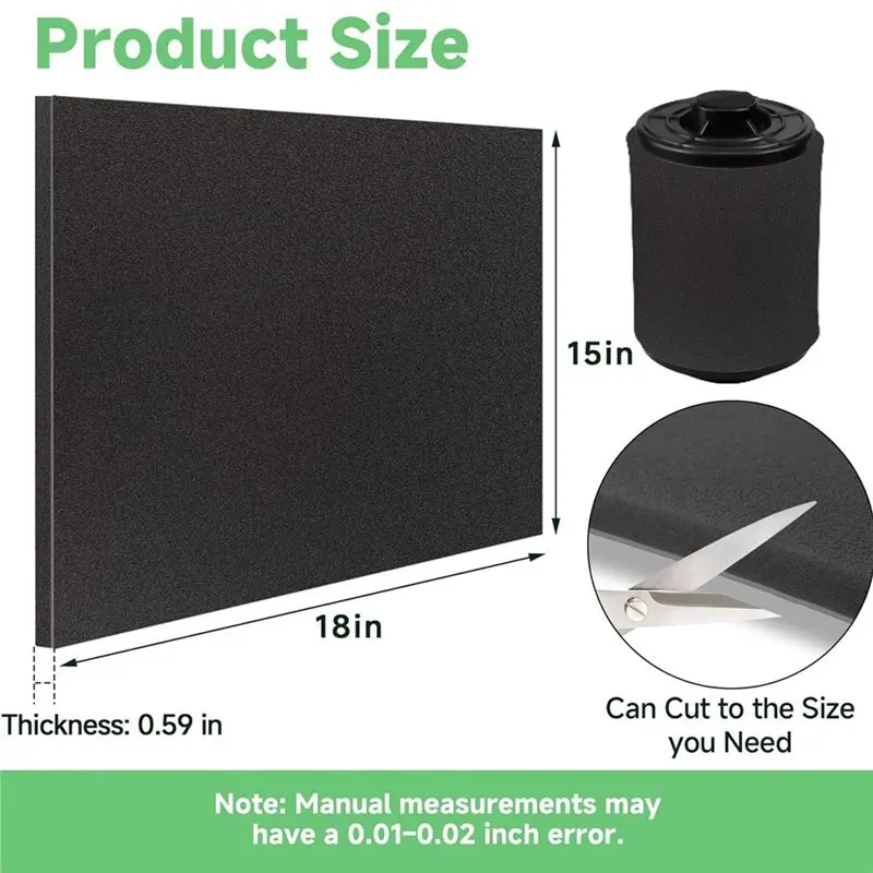 قطعتان من رقائق فوم فلتر الهوا - مراجعة Polyurethane Foam Sheet وسعره